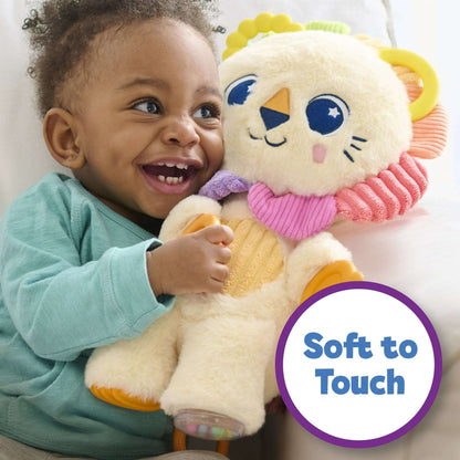 Playskool Sensory Pal Lion Plush Interactive Stuffed Animal with Motion, Kids Ages 9 Months and up