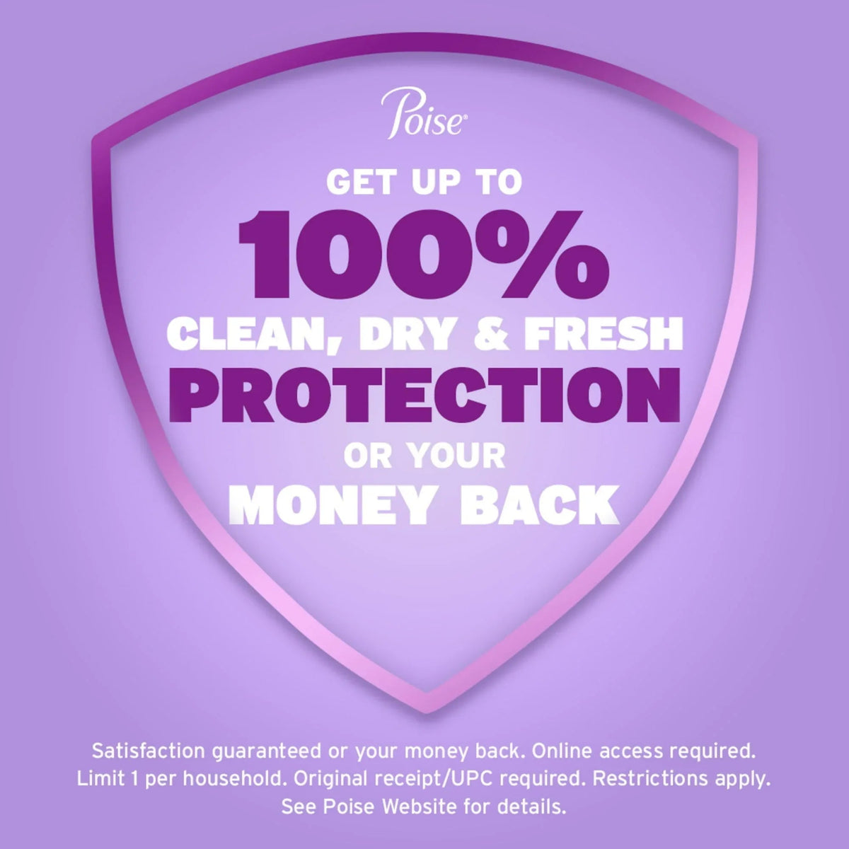Poise Incontinence Pads for Women, 5 Drop Maximum Absorbency, Regular Length, 96 Count