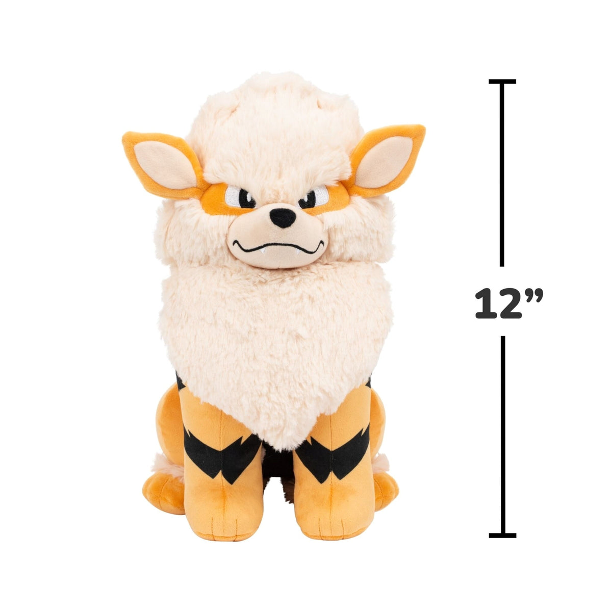 Pokemon Arcanine Plush - 12-Inch Soft Plush with Authentic Details