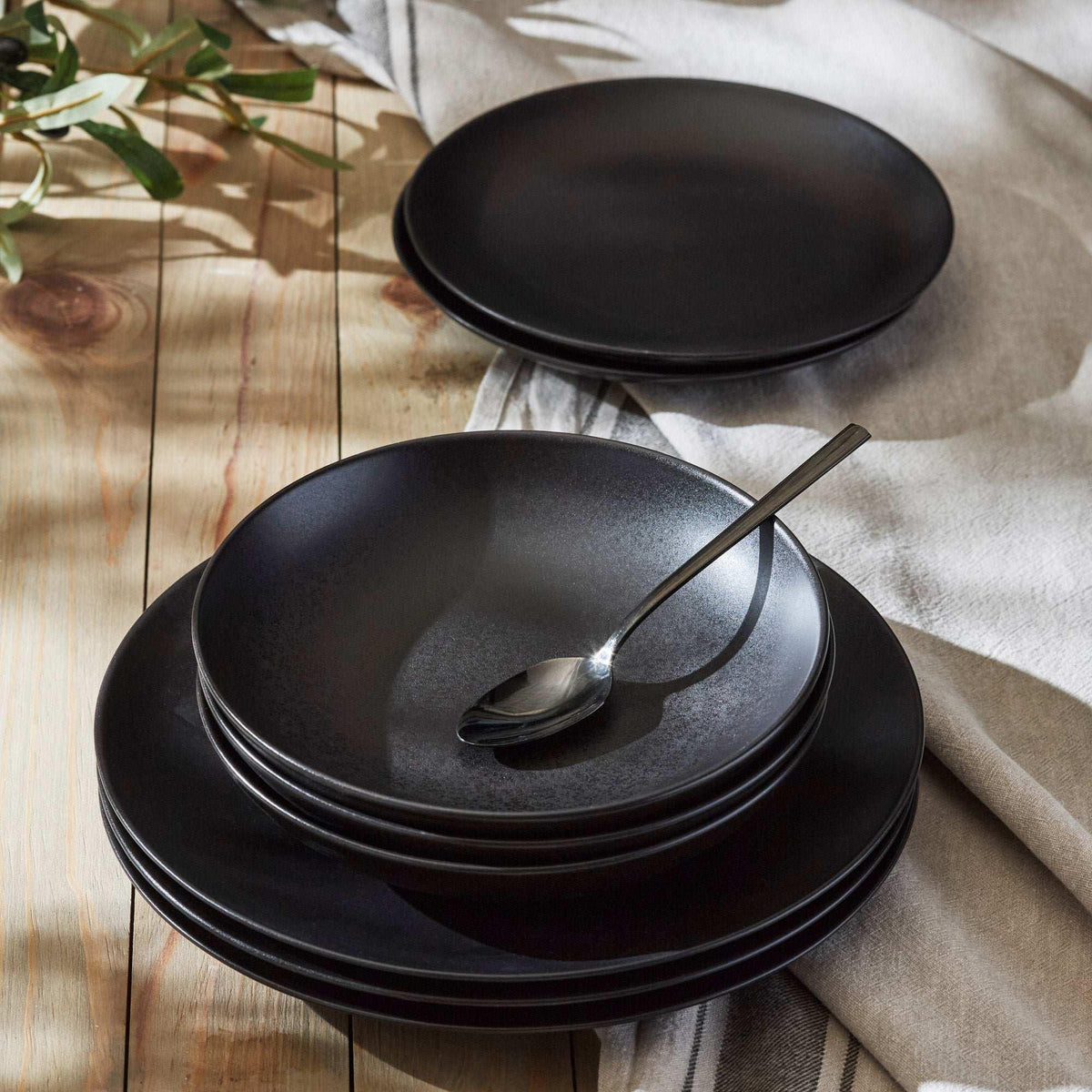 Porto by Stone + Lain Semplice 12-Piece Dinnerware Set