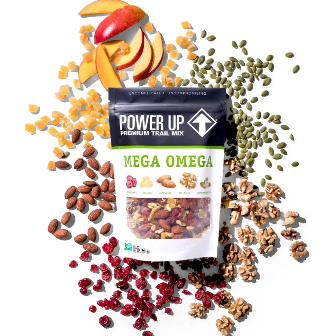 Power Up Trail Mix Mega Omega 14oz, Gluten Free, Vegan, Non-GMO