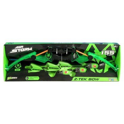 Zing Air Storm Z-tek Bow - Green: High-Powered Outdoor Archery Set for Action-Packed Fun and Precision Shooting, Green