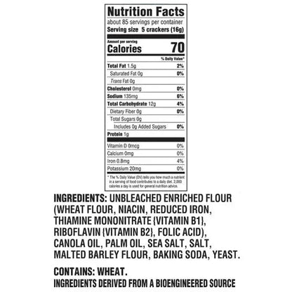 Premium Saltine Crackers, Original, 48 oz, 12-count