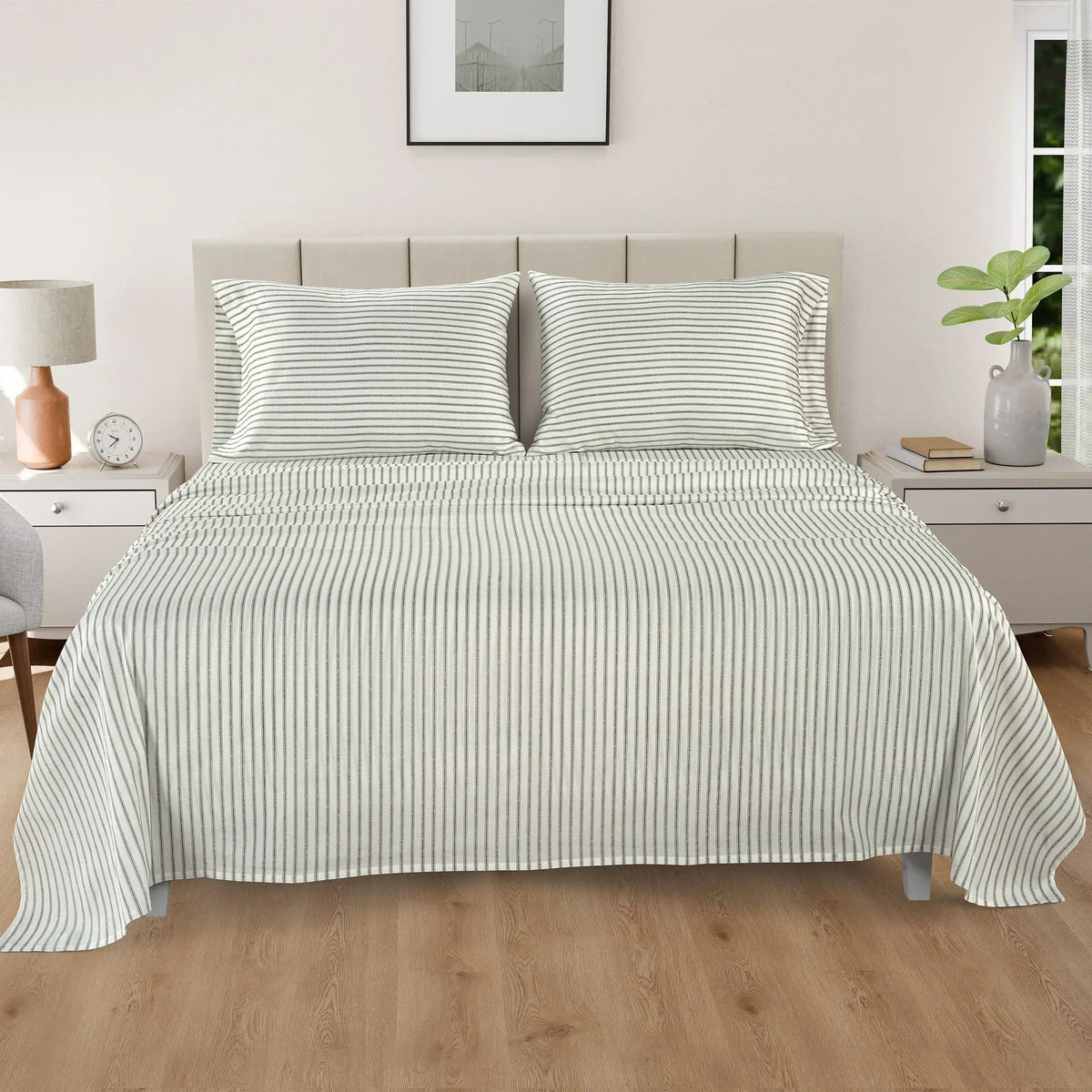 Pure Earth Organic 300 Thread Count 6-piece Sheet Set