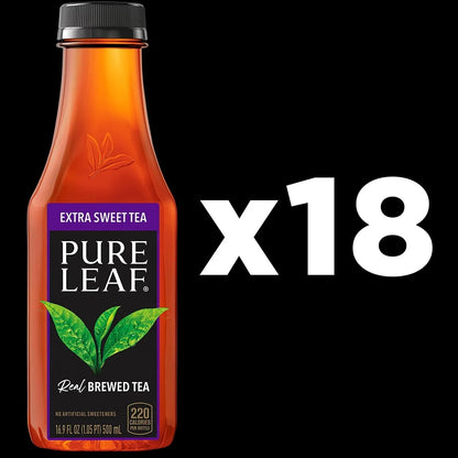 Pure Leaf Extra Sweet Iced Tea, 16.9 fl. oz., 18 pk.