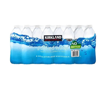 Kirkland Signature Purified Drinking Water, 16.9 fl oz (40-pk) pack of 6