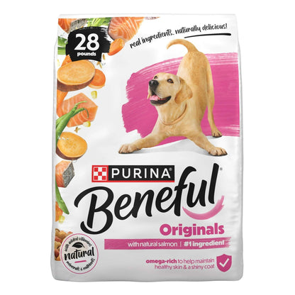 Purina Beneful Originals with Natural Salmon Natural Dry Dog Food Formula with Added Vitamins, Minerals and Nutrients
