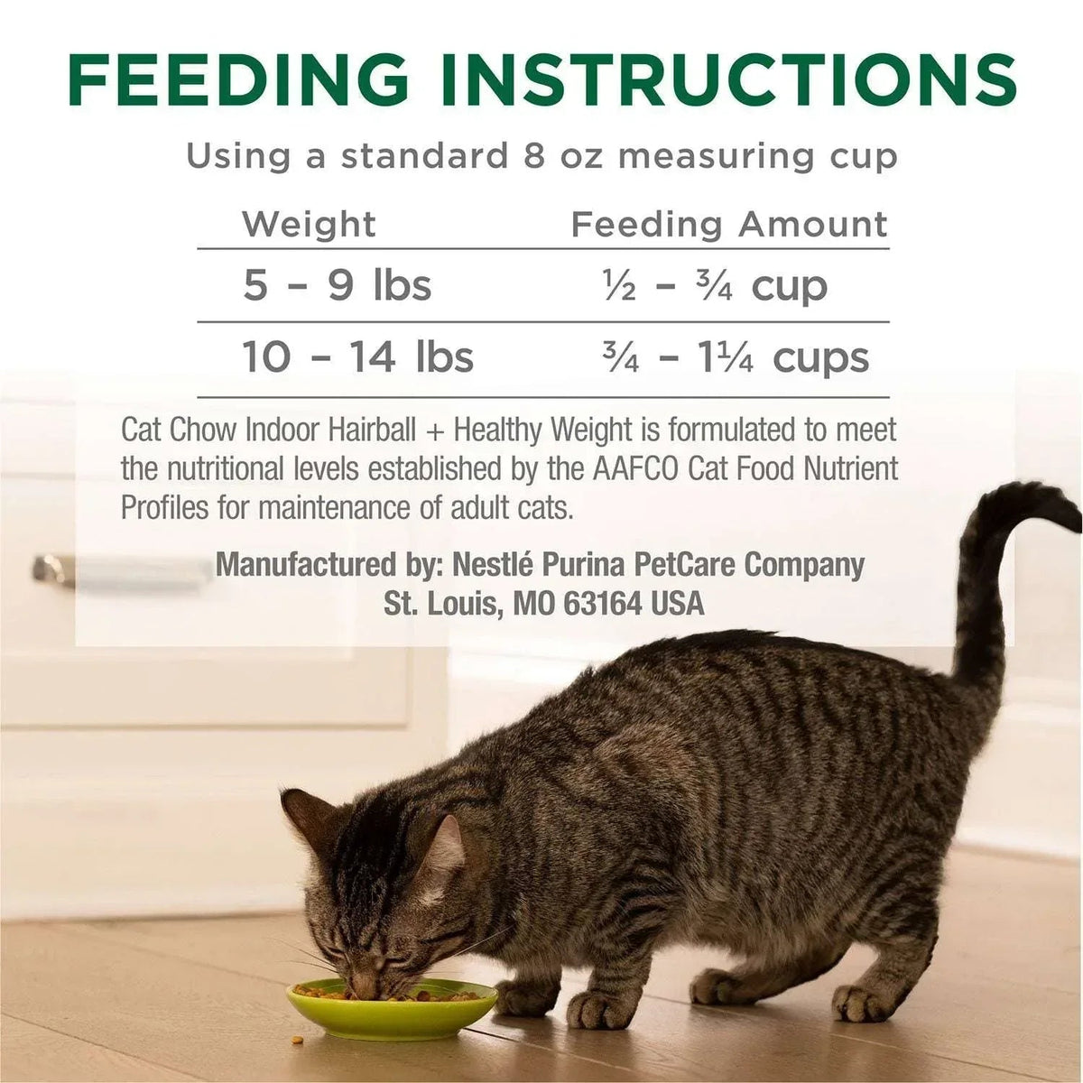 Purina, Cat Chow, Chicken Indoor Adult Dry Cat Food, Hairball and Healthy Weight, 25 lbs.