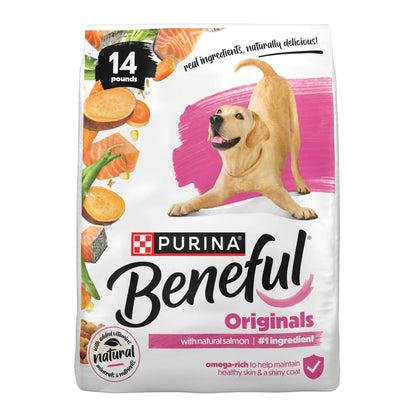 Purina Beneful Originals with Natural Salmon Natural Dry Dog Food Formula with Added Vitamins, Minerals and Nutrients