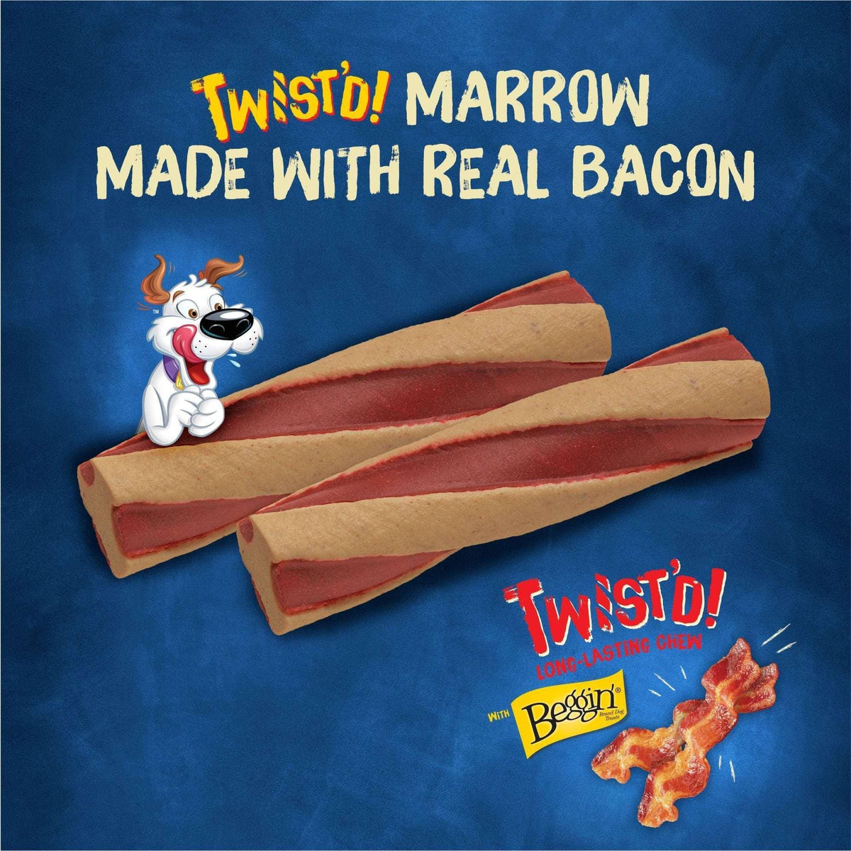 Purina Busy with Beggin’ Twist’d Adult Dog Chew Bone Treats - 18 ct. Pouch