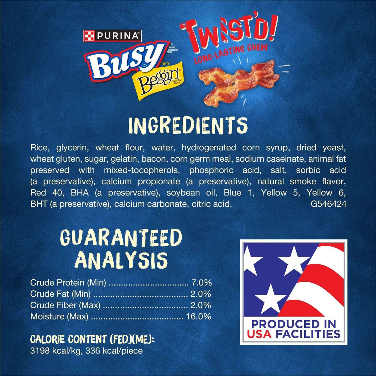 Purina Busy with Beggin’ Twist’d Adult Dog Chew Bone Treats - 18 ct. Pouch