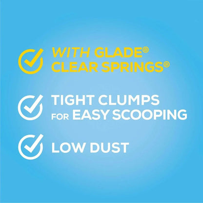 Purina Tidy Cats Multi-Cat Clumping Litter, Clear Springs Scent, 40 lbs.