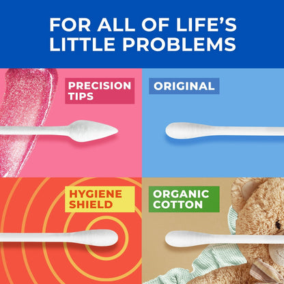 Q-tips Cotton Swabs, Original, For Home, First Aid and Beauty, 100% Cotton, 750 Count