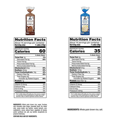 Quaker Rice Cakes, Variety Pack, 4 pk.