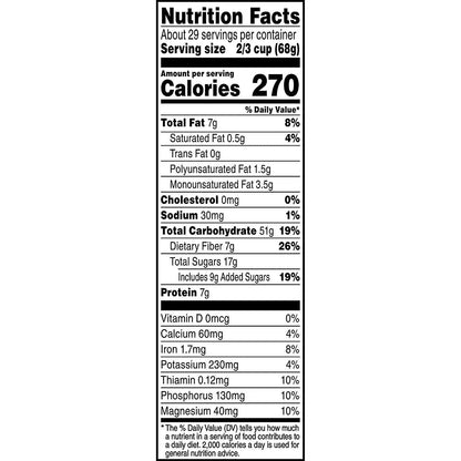 Quaker Simply Granola Oats, Honey, Raisins and Almonds, 2 pk./34.5 oz.