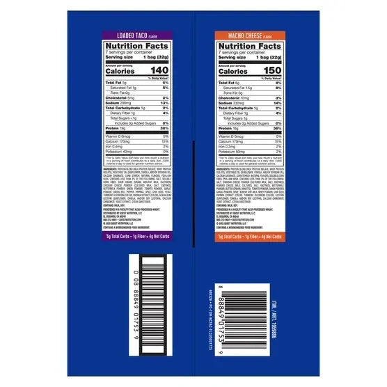 Quest Tortilla Chips, Variety pack, 1.1 Oz Bags, 14-count