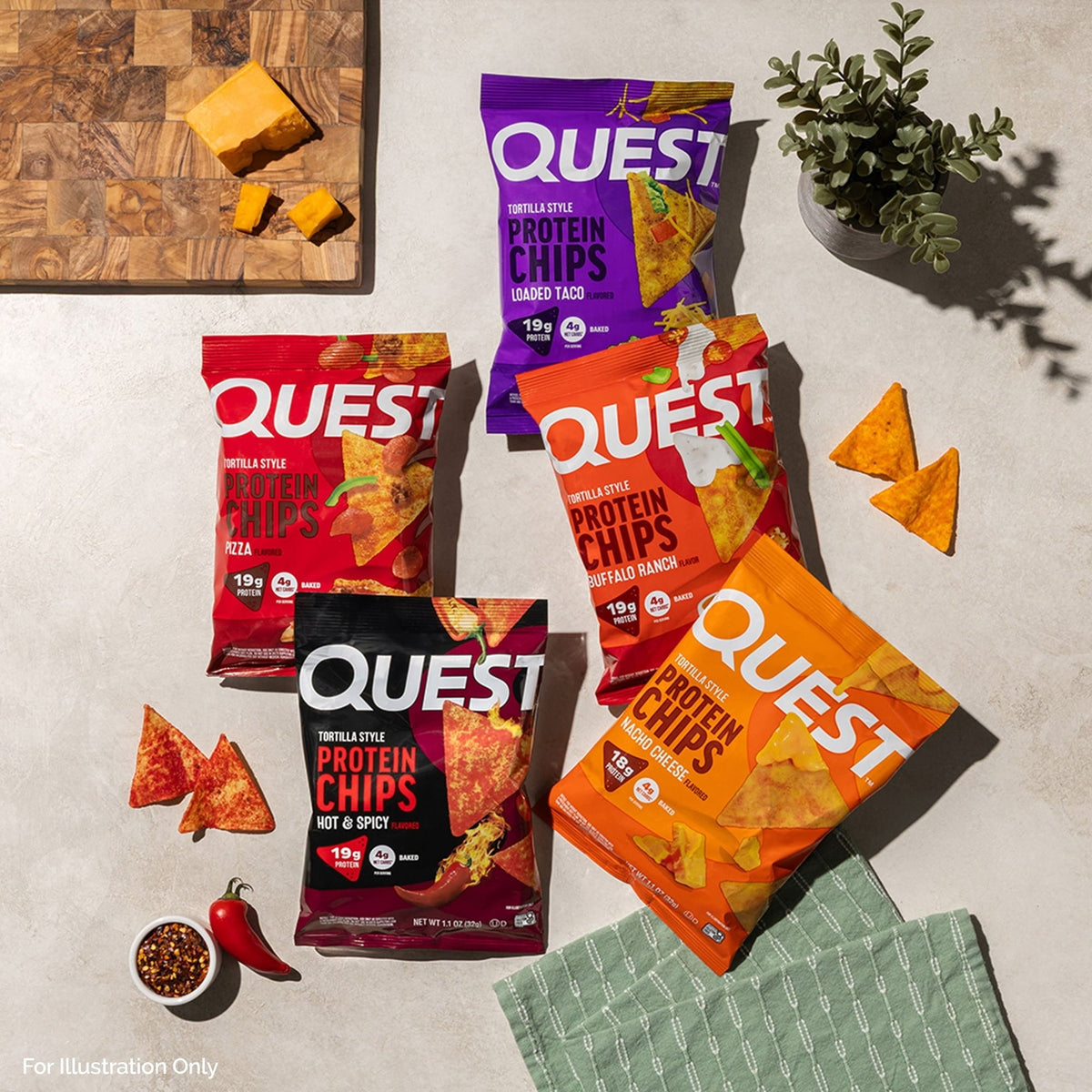 Quest Tortilla Style Protein Chips Variety Pack, 20 pk.