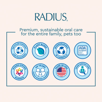 RADIUS Kids Toothbrush, Child Extra Soft, 1 YR+, Totz Toothbrush, Value Pack, 2 CT