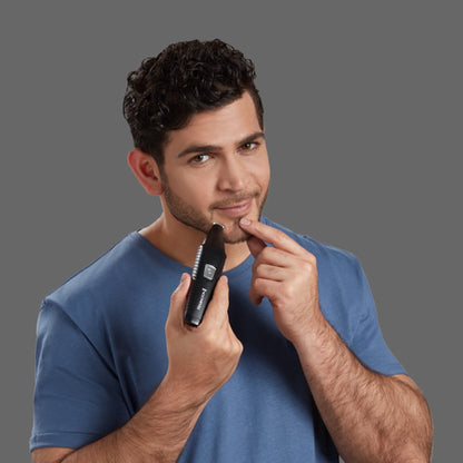 REMINGTON Graphite All-in-One Grooming Kit, Men's Head & Body Trimmer Kit with Combs, Black