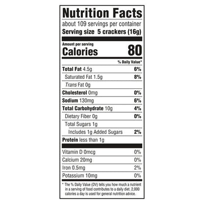RITZ Crackers, Original, 61.65 oz, 18-count