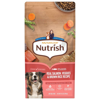 Rachael Ray Nutrish Dry Dog Food Real Salmon, Veggies & Brown Rice Recipe