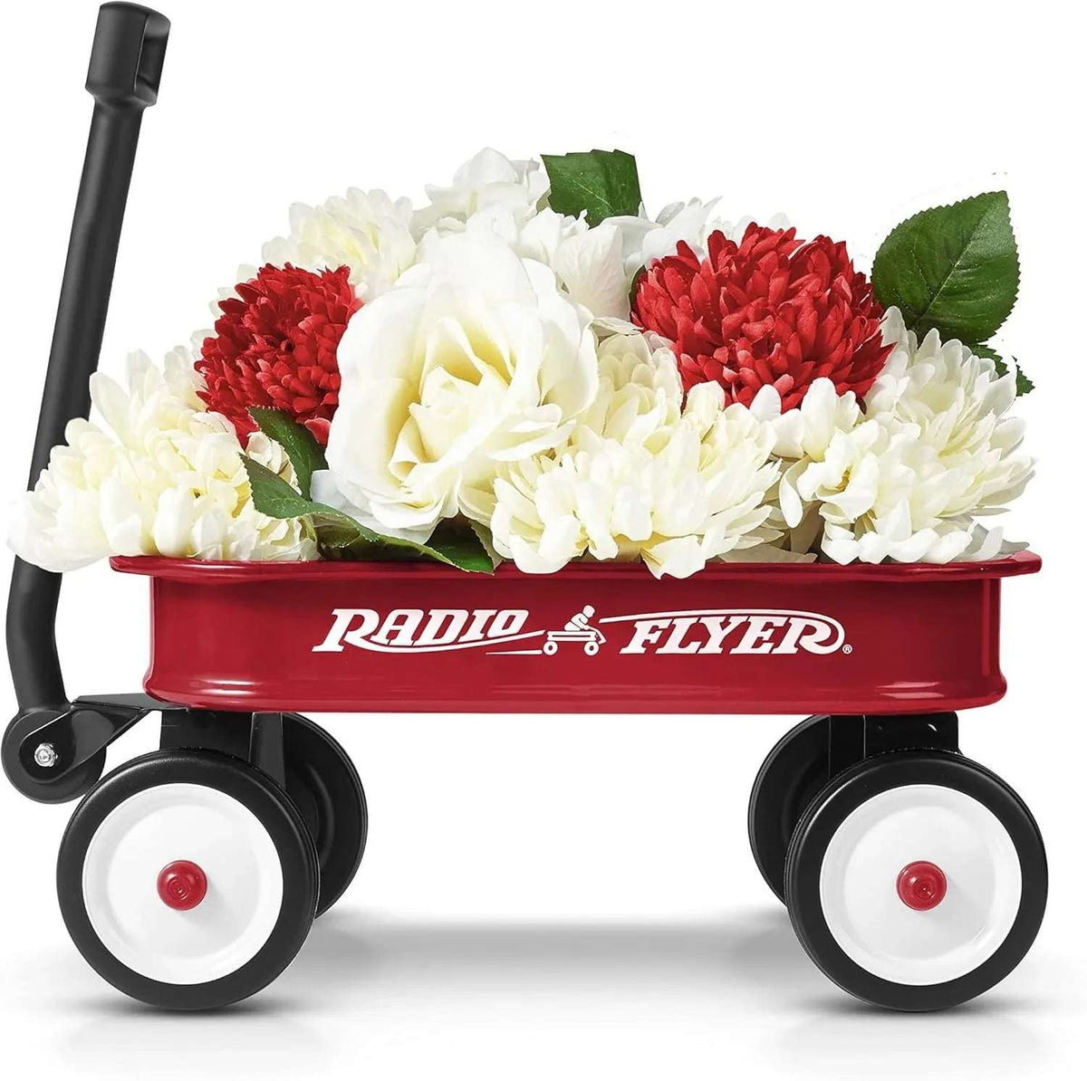Radio Flyer Mini Classic Red Wagon for Kids, Toy Wagon For Kids Aged 1.5+, Play-Size Version of the Classic, Durable Rolling Wheels & Steel Body, Working Handle, For Toys, Crafts & Gift Displays