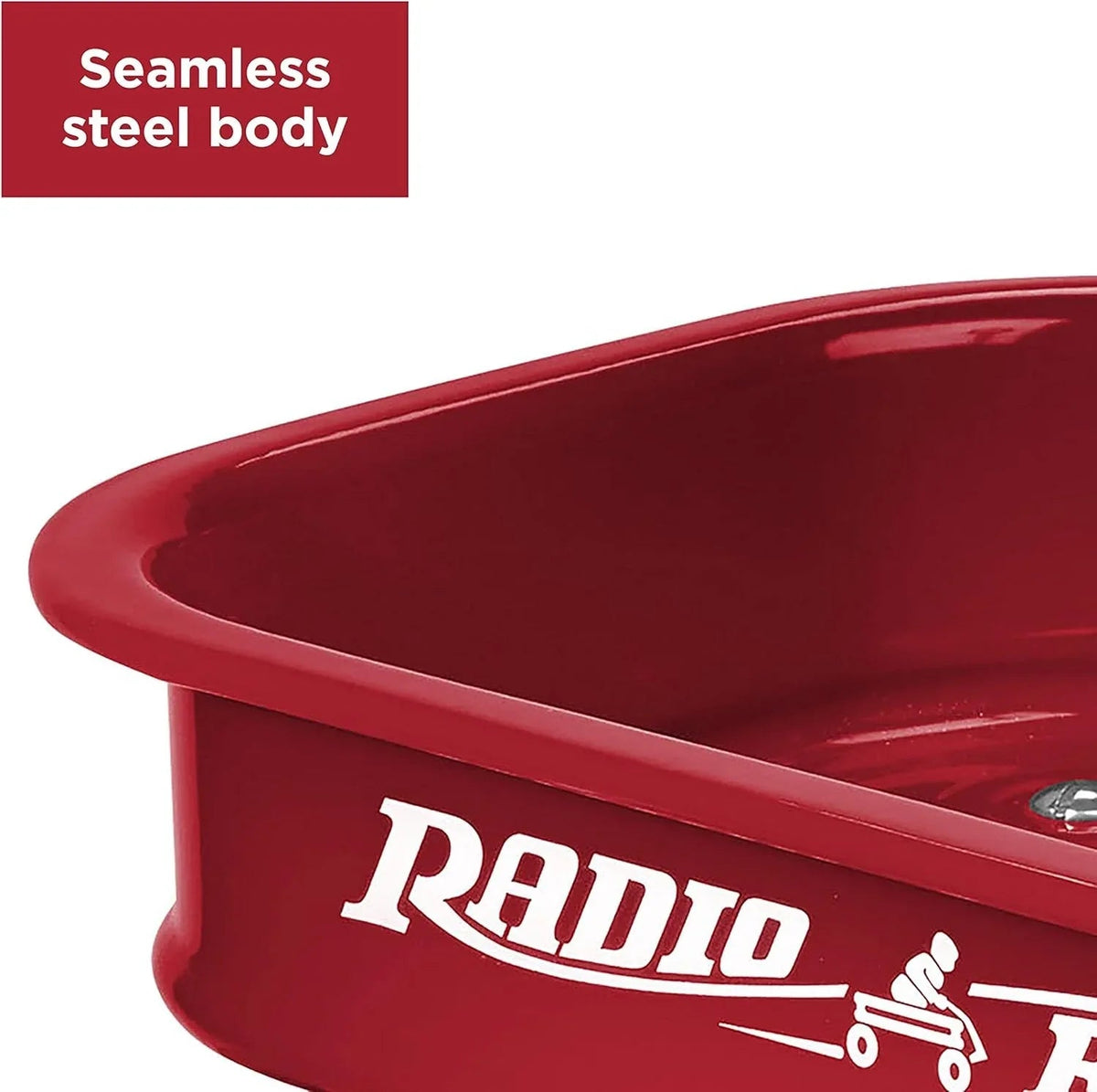 Radio Flyer Mini Classic Red Wagon for Kids, Toy Wagon For Kids Aged 1.5+, Play-Size Version of the Classic, Durable Rolling Wheels & Steel Body, Working Handle, For Toys, Crafts & Gift Displays