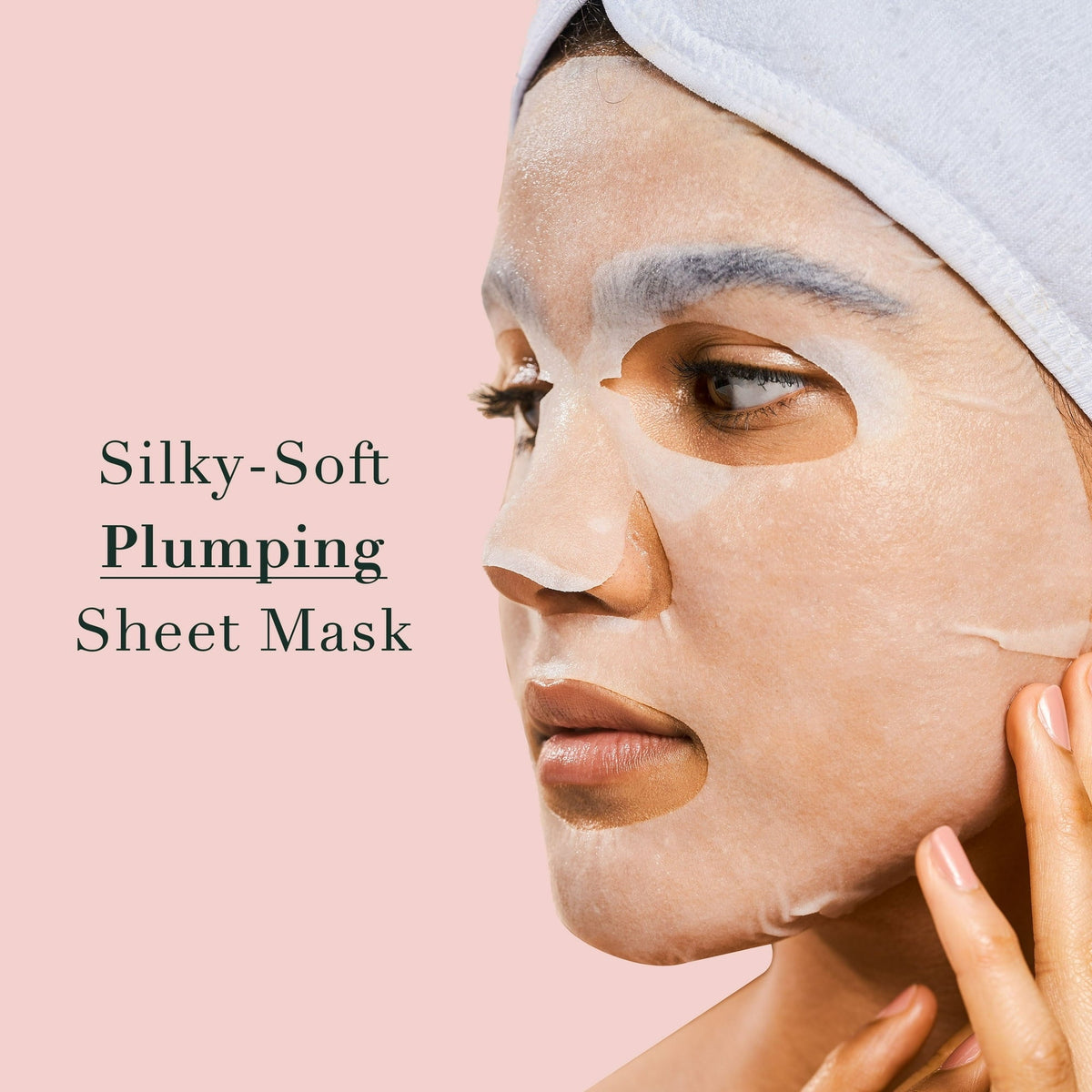 Rael Beauty Collagen Facial Mask for Wrinkles and Dry Skin, Plump and Smooth, 1 Count