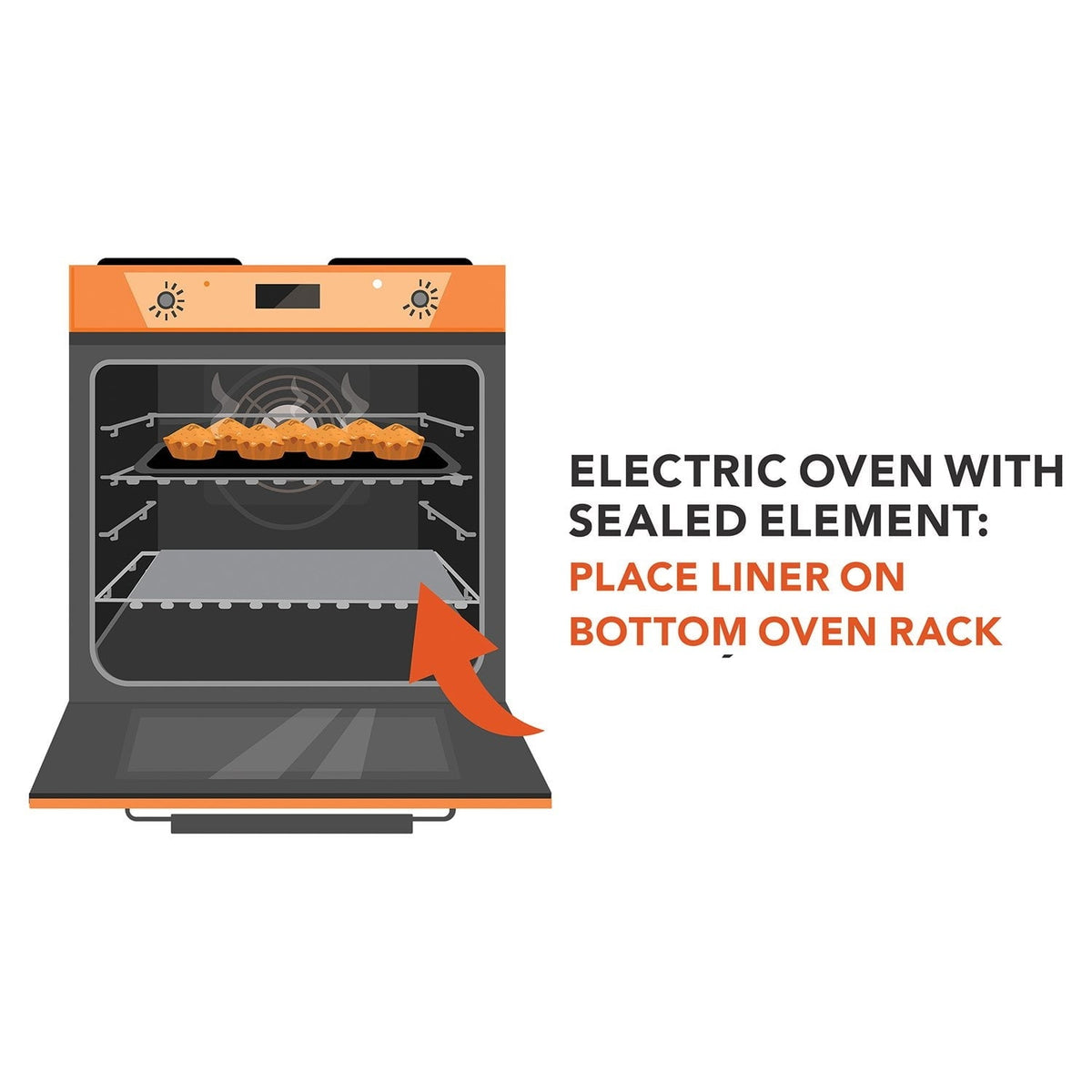 Range Kleen 3-Piece Effortless Oven Bundle, Broiler Pan and Oven Liner