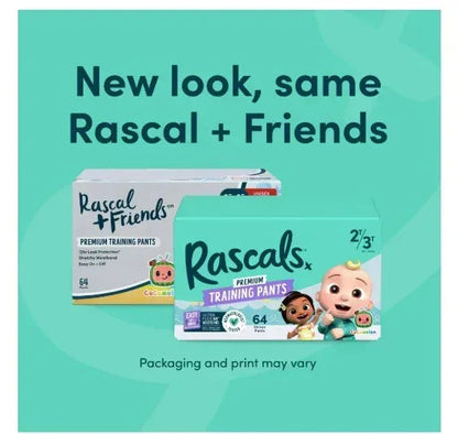 Rascal + Friends Training Pants Size 2T-3T 25 Count