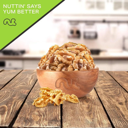 Nut Cravings Raw Walnuts Halves & Pieces, Unsalted, Shelled