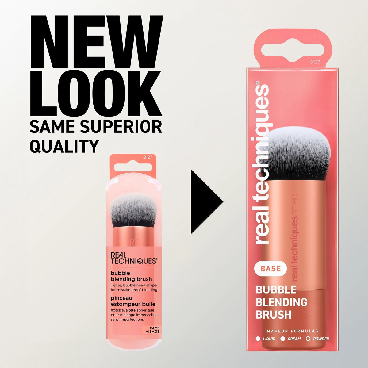 Real Techniques Bubble Blending Makeup Brush for Liquid and Cream Application