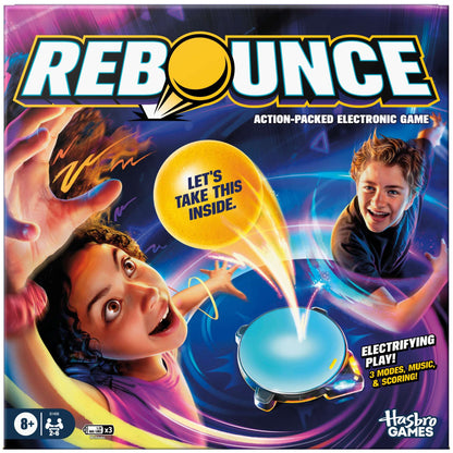 Rebounce Indoor and Outdoor Electronic Action Game for Kids and Adults, Family Games for Kids, 8 and up