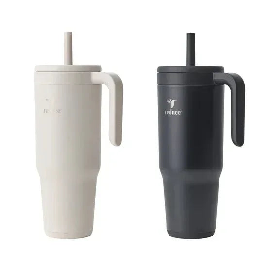 Reduce Chiller Vacuum Insulated 40oz. Tumbler with Handle and Spill-Proof Straw, 2-pack