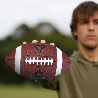 Reebok Official Size Football with Inflatable Pump - Durable Synthetic Leather, Ideal for Outdoor Sports & Recreation"
