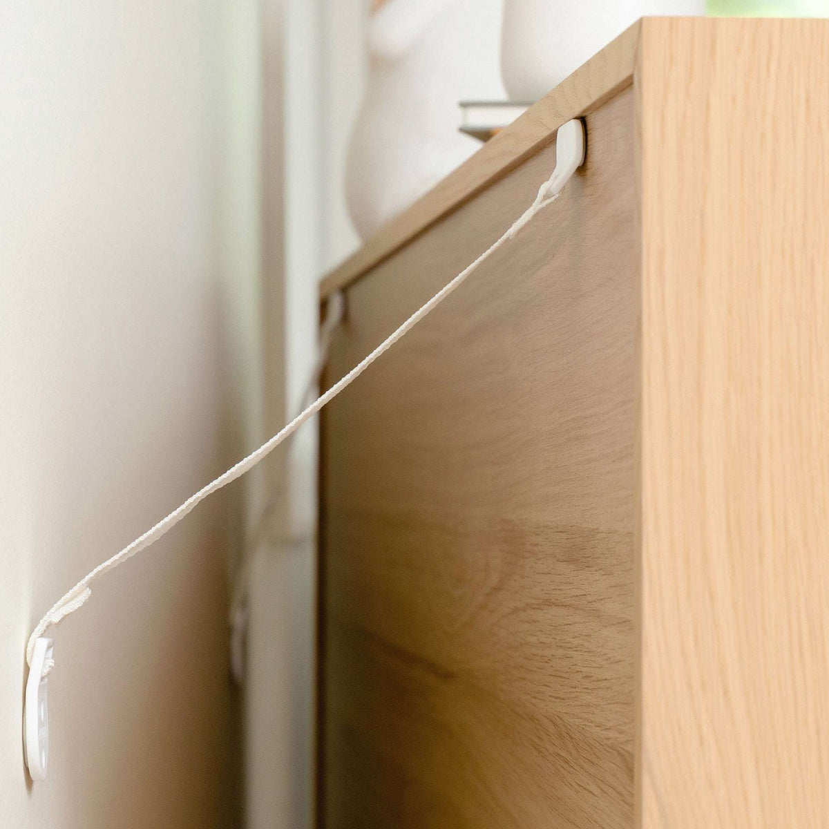 Regalo Anti-Tip Furniture Anchors for Child Safety, Furniture & TV Safety Straps for Dressers, Cabinets & TVs, 2 Pack
