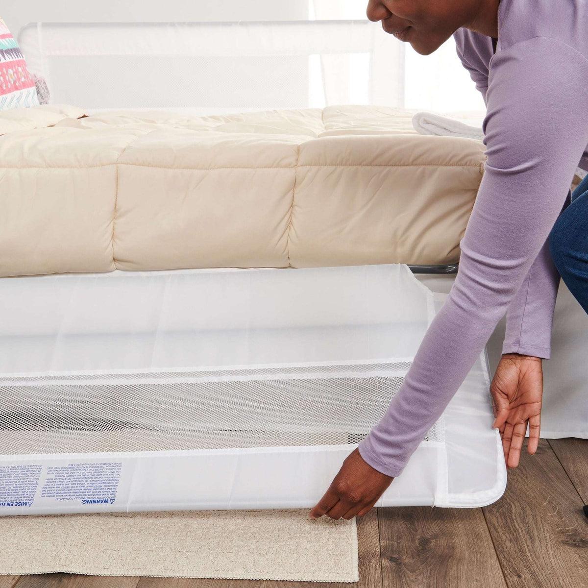 Regalo Swing Down Double Sided Bed Rail Guard, with Reinforced Anchor Safety System