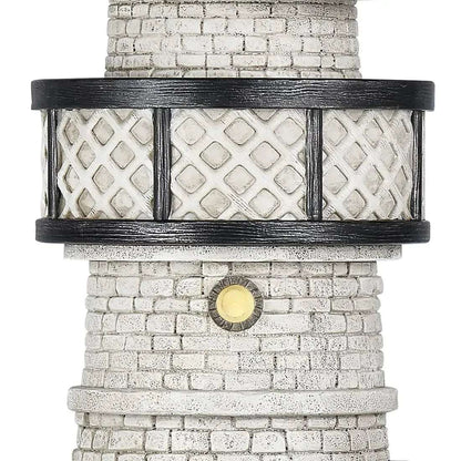 48" Resin Solar Lighthouse