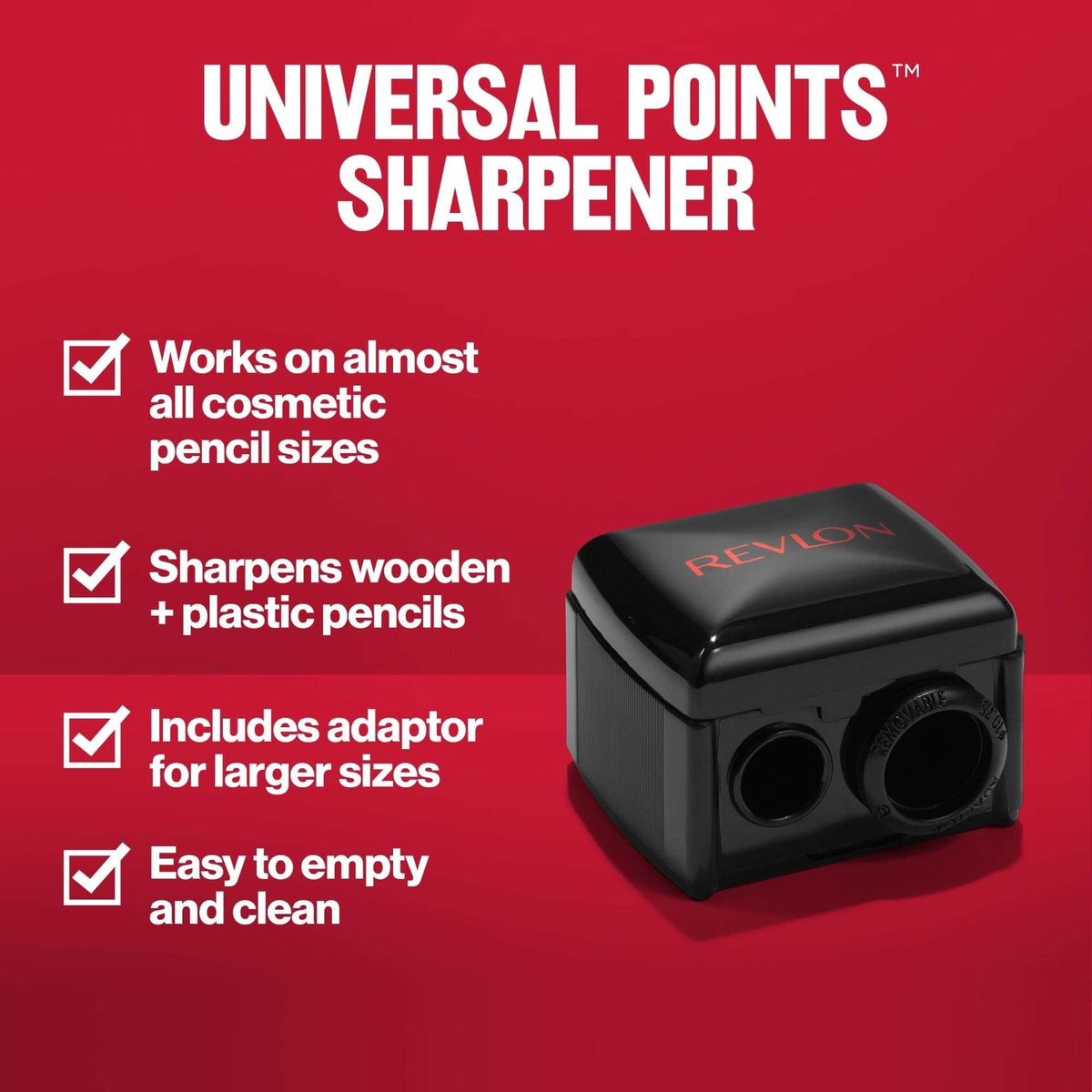 Revlon Universal Points Sharpener, 2 count
