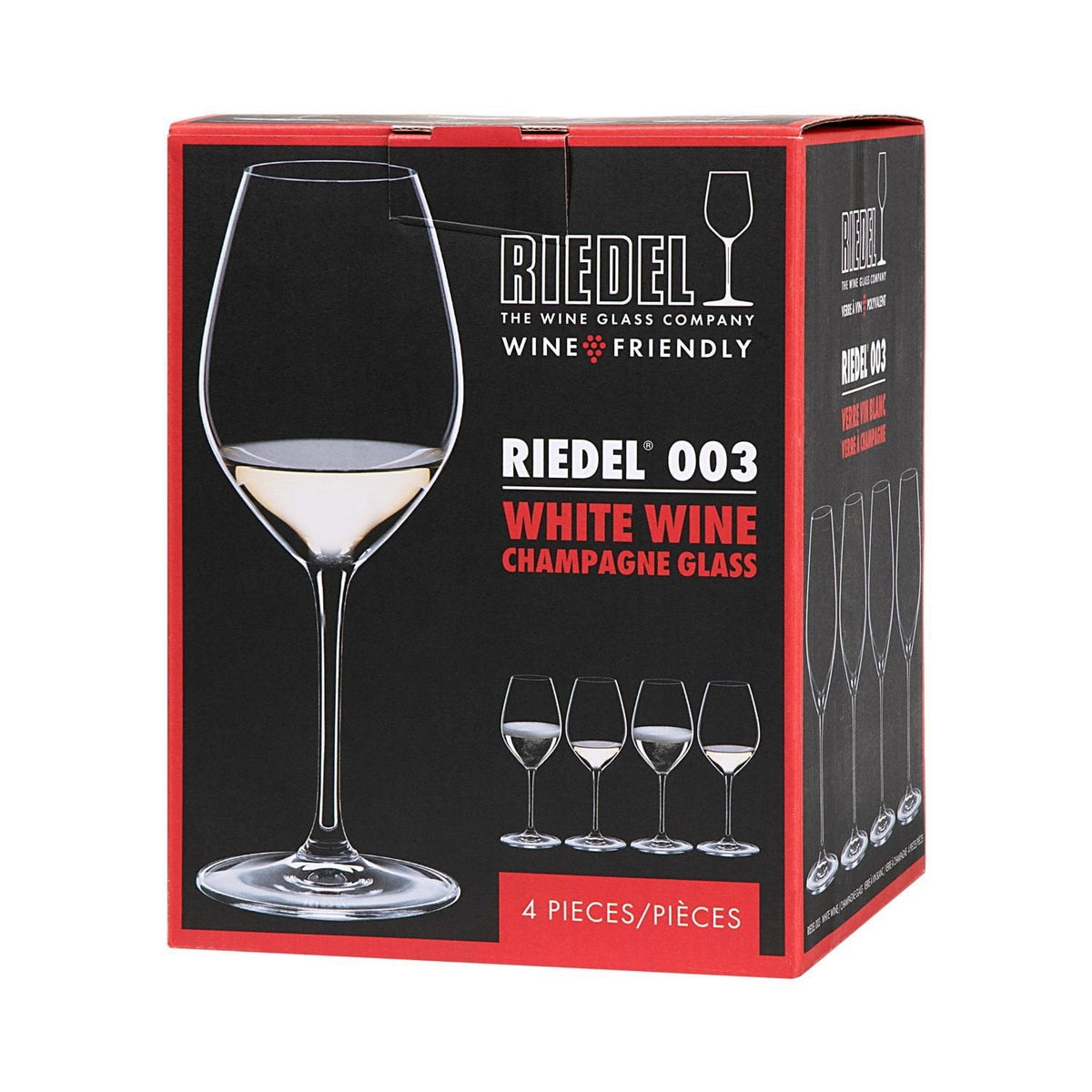 Riedel White Wine/Champagne Glasses, 4-Piece Set