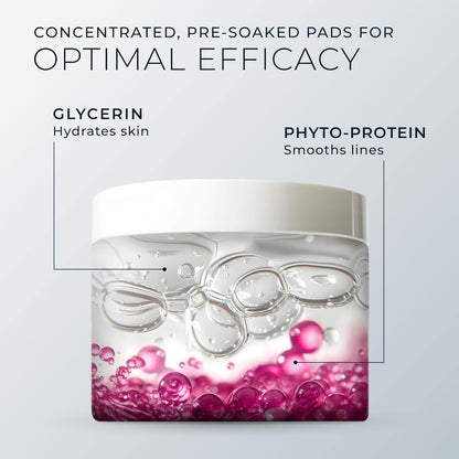 RoC Resurfacing Disks, Hypoallergenic Exfoliating Makeup Remover Pads Oil-Free Daily Cleanser, 28 Ct