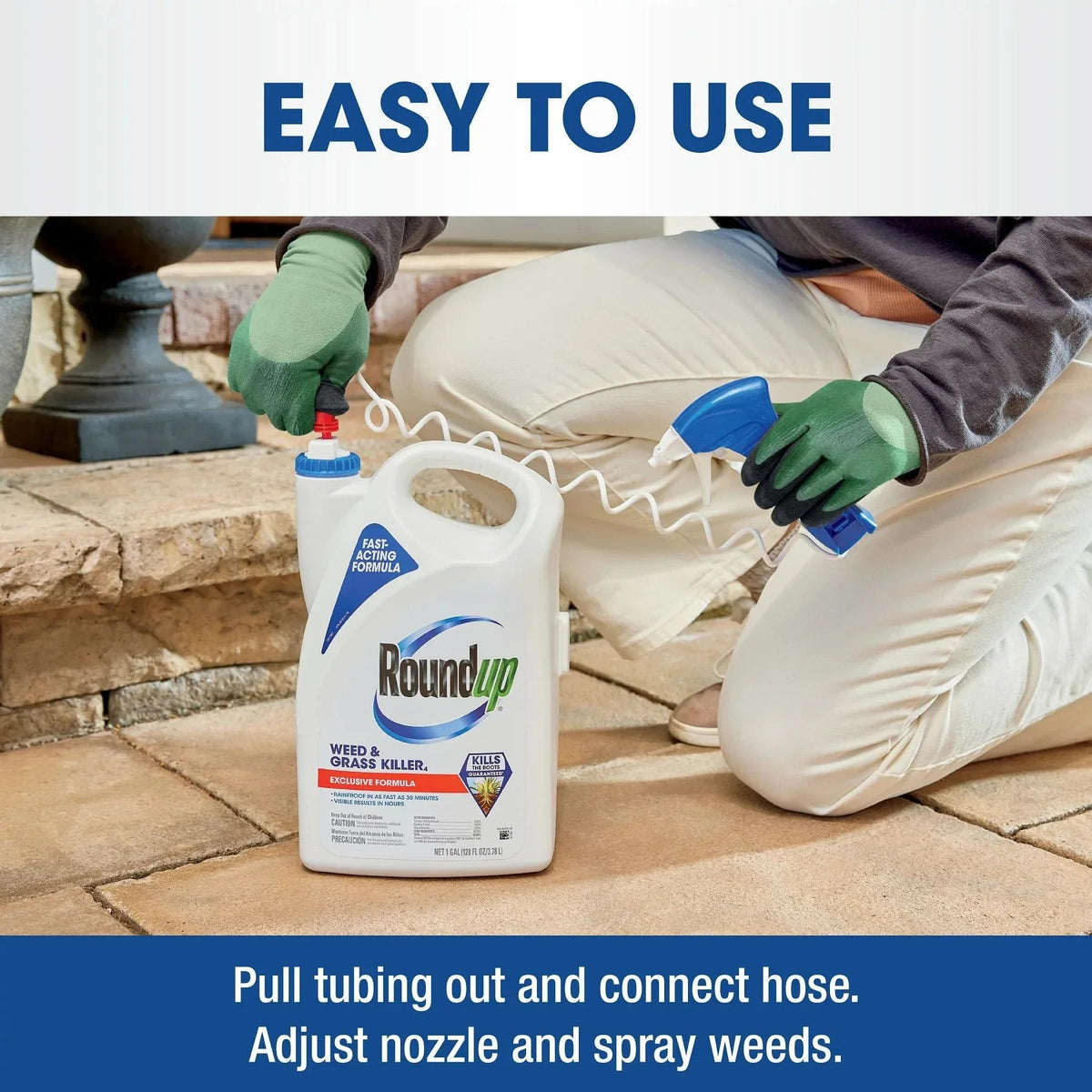 Roundup Weed and Grass Killer4 with Trigger Sprayer, 1 gal.
