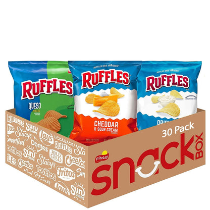 Ruffles Potato Chips, Variety Pack, 30 pk.