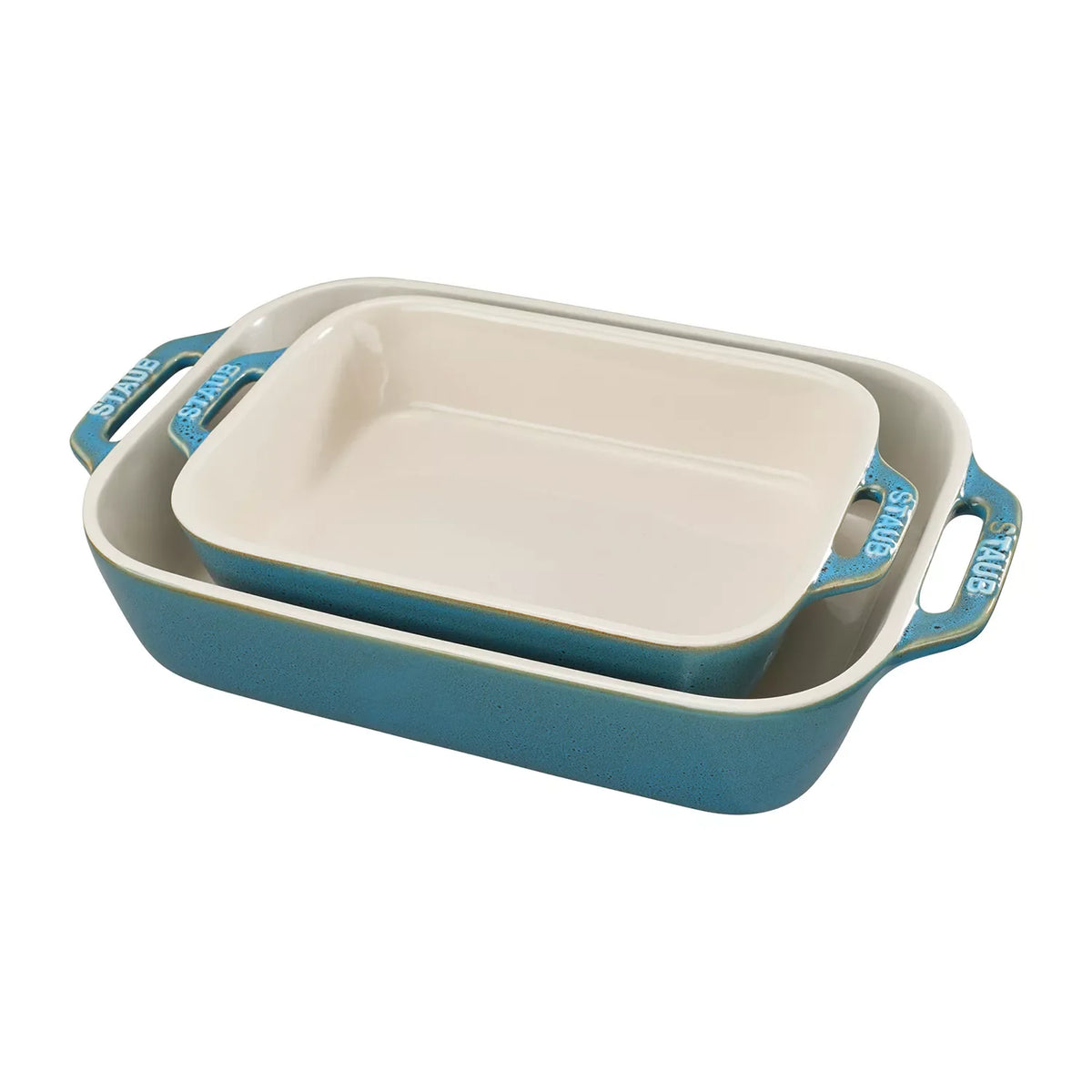 Staub Stoneware 2-Piece Rectangular Baker Set