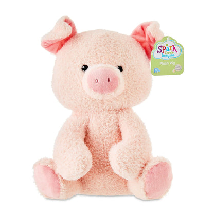 Spark Create Imagine Soft Bear Plush with Beans, 17 in, 0 Months+