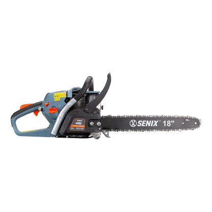 SENIX 20" 4QL® 49cc 4-Cycle 18" Gas Chainsaw