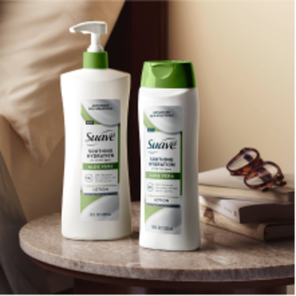Suave Soothing Hydration Hand & Body Lotion For Women With Aloe Vera For Dry Skin, 28 fl oz Pump