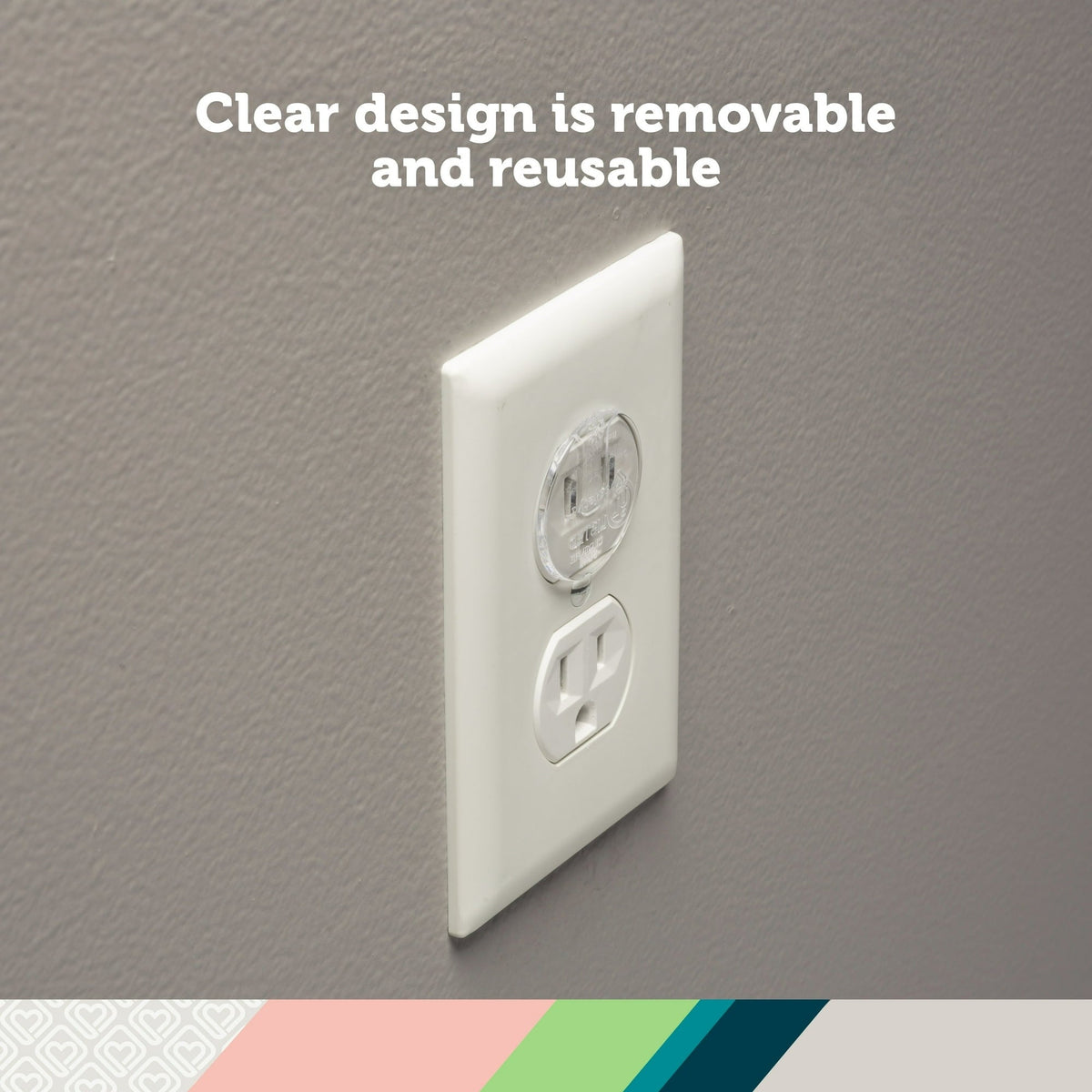 Safety 1st Ultra Clear Plug Protectors (20pk), Clear, Toddler
