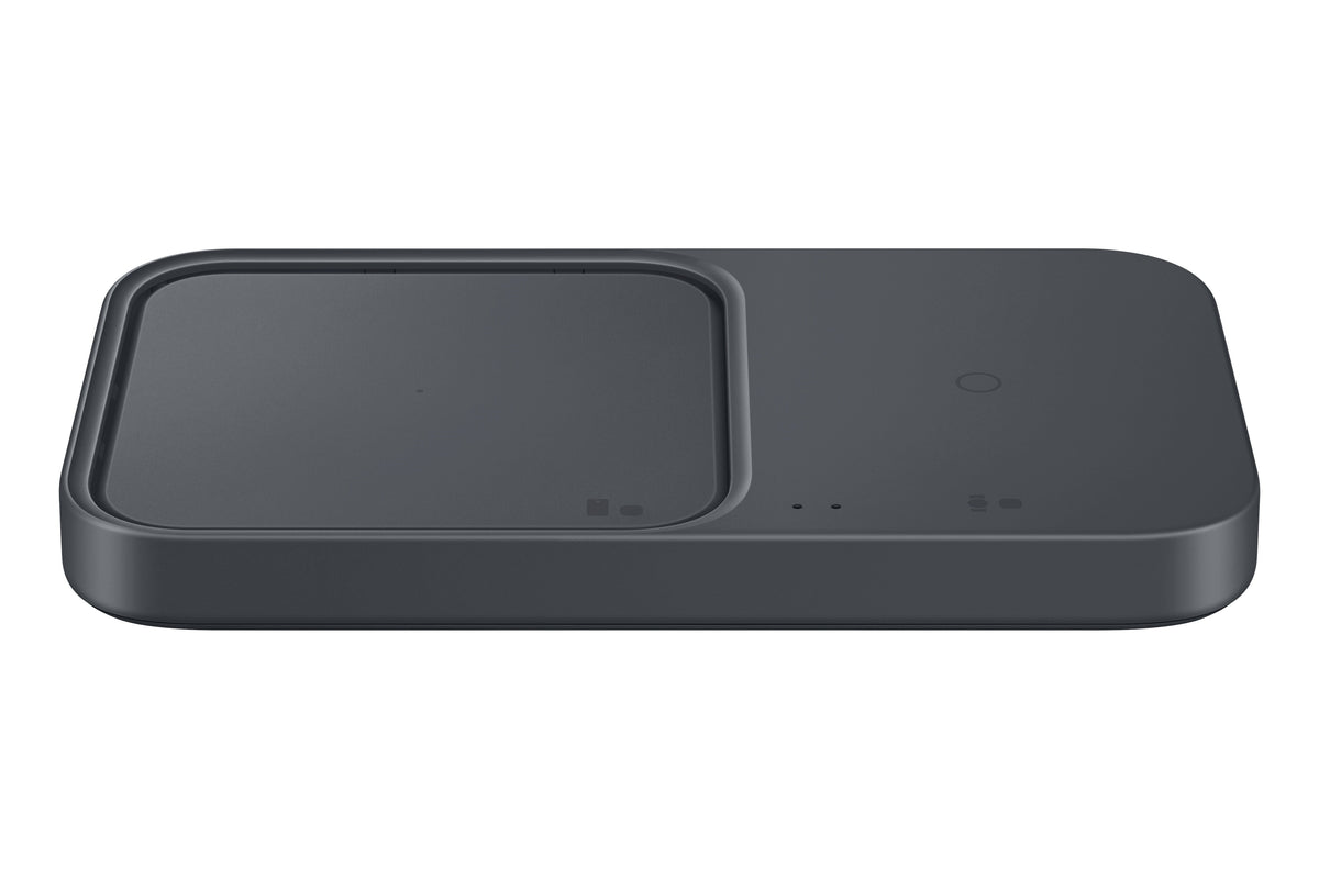 Samsung 15W Wireless Charger Duo w/ USB C Cable, Charge 2 Devices at Once, Cordless Super Fast Charging Pad for Galaxy Phones and Devices, Black