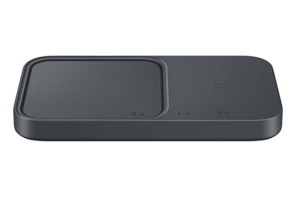 Samsung 15W Wireless Charger Duo w/ USB C Cable, Charge 2 Devices at Once, Cordless Super Fast Charging Pad for Galaxy Phones and Devices, Black